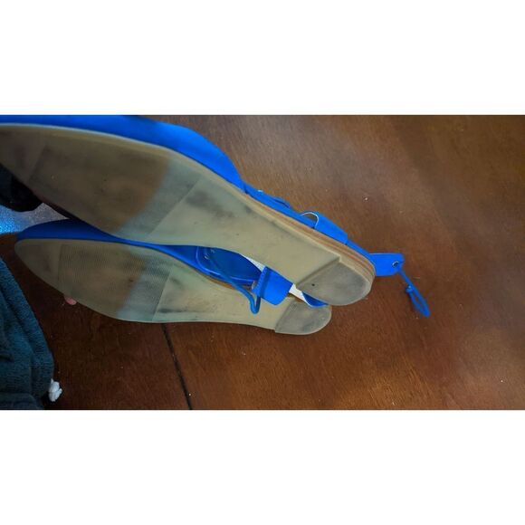 Steve Madden Shoes | Steve Madden Laara Blue Lace Up Pointed Toe Flat | Color: B - Picture 6 of 6